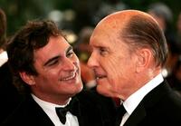 Robert Duvall and Joaquin Phoenix at the Cannes Film Festival premiere of "We Own The Night".