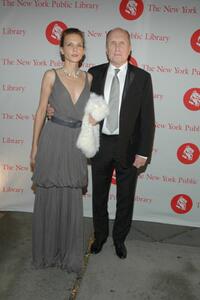 Robert Duvall and guest at the New York Public Library's 2007 Lions Benefit.