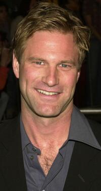 Aaron Eckhart at the premiere of "Erin Brockovich."