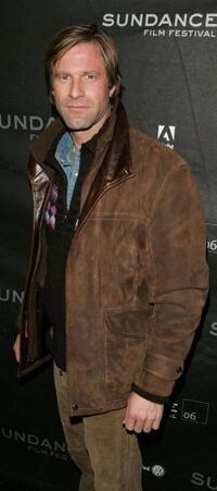 Aaron Eckhart at the premiere of "Thank you for Smoking" during the 2006 Sundance Film Festival.