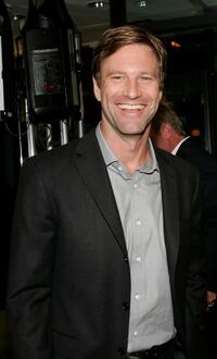 Aaron Eckhart at the after party of the premiere of "Thank you for Smoking" during the 2005 Toronto International Film Festival.