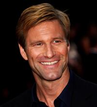 Aaron Eckhart at the UK premiere of "The Dark Knight."