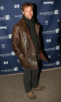 Aaron Eckhart at the premiere of "Towelhead" during the 2008 Sundance Film Festival.