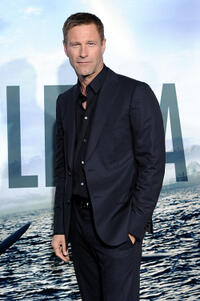 Aaron Eckhart at the California premiere of "Battle: Los Angeles."