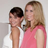 Emma de Caunes and Lea Drucker at the Cesar Film Awards 2008.