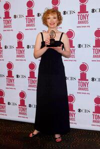 Lindsay Duncan at the pressroom during the 56th Annual Tony Awards at Radio City Music Hall.