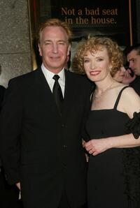 Lindsay Duncan and Alan Rickman at the 56th Annual Tony Awards at Radio City Music Hall, New York City.