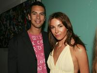 Ben Done and Yvette Duncan at the cocktail party during the launch of "2004 Sculpture By The Sea" exhibition.