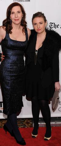 Laurie Simmons and Lena Dunham at the IFP's 20th Annual Gotham Independent Film Awards in New York.
