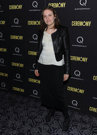 Lena Dunham at the New York premiere of "Ceremony."