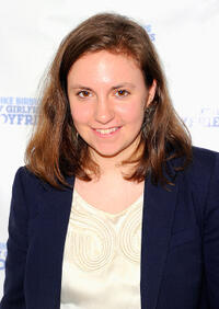 Lena Dunham at the off-Broadway opening night of "Mike Birbiglia's My Girlfriend's Boyfriend" in New York.