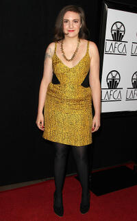 Lena Dunham at the 36th Annual Los Angeles Film Critics Association Awards in California.