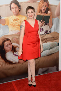 Lena Dunham at the California premiere of "This Is 40."