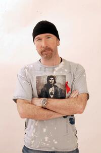 The Edge at the "46664 - Give One Minute of Your Life to AIDS" concert.