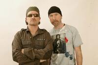 Bono and The Edge at the "46664 - Give One Minute of Your Life to AIDS" concert.