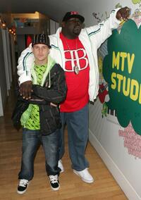 Rob Dyrdek and Christopher Big Black Boykin at the MTV's Total Request Live.