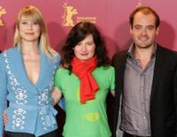 Trine Dyrholm, Pernille Fischer Christensen and David Dencikat the press conference of "A Soap" (En Soap) during the 56th Berlin International Film Festival (Berlinale).