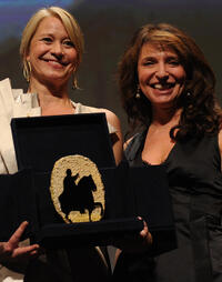 Trine Dyrholm and Susanne Bier at the Award ceremony of the 5th Rome Film Festival.