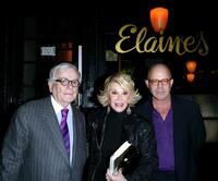 Dominick Dunne, Joan Rivers and Billy Norwich at the launch of Linda Bruckheimer's latest novel.