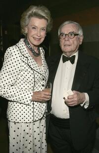 Dina Merrill and Dominick Dunne at the 80th Birthday Party For Bobby Short.