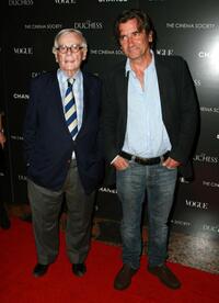 Dominick Dunne and Griffin Dunne at the premiere of "The Duchess."