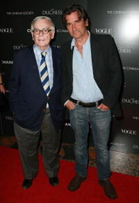 Dominic Dunne and Griffin Dunne at the premiere of "The Duchess."