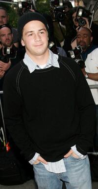Michael Angarano at the premiere of "Cinderella Man."
