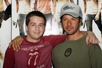 Michael Angarano and Tony Alva at the opening of "Lords Of Dogtown" Art Collection.