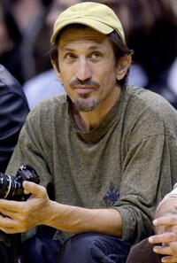 Richard Edson at the game between the Los Angeles Lakers and the Denver Nuggets.