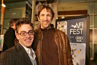 Richard Edson and Eric Gores at the premiere of "The Kid & I during AFI Fest.