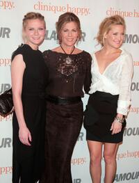 Kirsten Dunst, Rita Wilson and Kate Hudson at the Glamour Reel Moments party held at the Directors Guild of America.