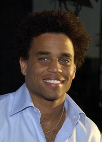 Michael Ealy at the premiere of "Barbershop."