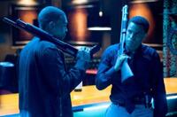 Chris Brown and Michael Ealy in "Takers."