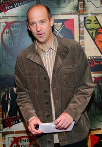 Anthony Edwards at the premiere of "V For Vendetta" at the Rose Theater.