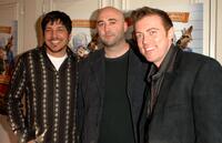 Tony Leech, Todd Edwards and Cory Edwards at the Los Angeles premiere of "Hoodwinked."