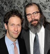Tim Blake Nelson and Steve Earle at the after party of the special screening of "Leaves of Grass."