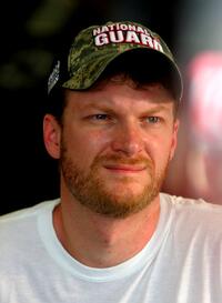 Dale Earnhardt Jr. at the NASCAR Sprint Cup Series Coke Zero 400.