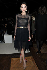 Angelababy at the Valentino Ready-To-Wear Fall/Winter 2012 Show in France.