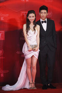 Angelababy and Jing Boran at the opening ceremony of 14th Shanghai International Film Festival.