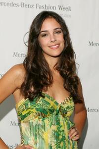 Tiffany DuPont at the Mercedes Benz Fashion Week.
