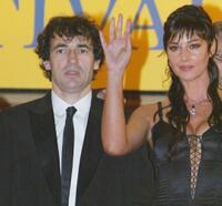 Albert Dupontel and Monica Bellucci at the screening of "Irreversible" during the 55th International Film Festival.