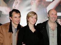 Albert Dupontel, Karin Viard and Director Cedric Klapisch at the premiere of "Paris."