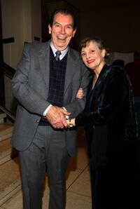 Richard Easton and Dana Ivey at the opening of "The Rivals."
