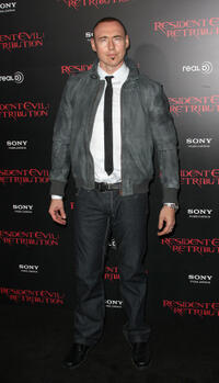 Kevin Durand at the California premiere of "Resident Evil: Retribution."
