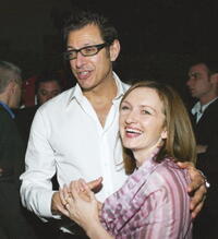Jeff Goldblum and Svetlana Efremova at the after party of "Spinning Boris."