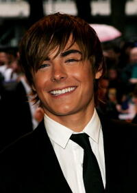 "Hairspray" star Zac Efron at the London premiere.