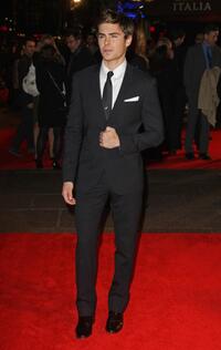 Zac Efron at the London premiere of "Me and Orson Welles."