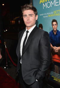Zac Efron at the California premiere of "That Awkward Moment."