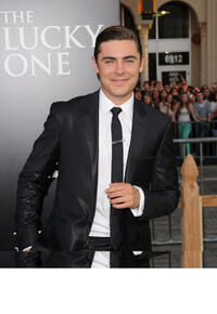 Zac Efron at the California premiere of "The Lucky One."