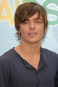 Zac Efron at the Madrid photocall of "Hairspray."